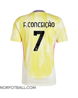 Billige Fotballdrakt Juventus Francisco Conceicao #7 Replika Bortedrakt 2024-25 Kortermet